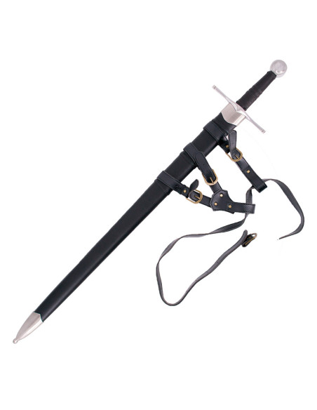 Espada medieval de mano y media con...