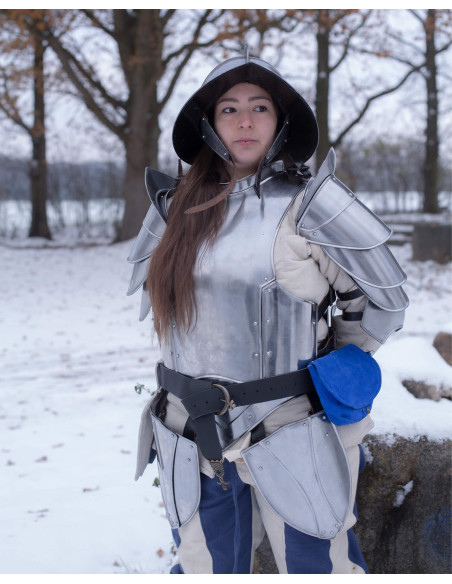 Peto medieval en acero pulido modelo...