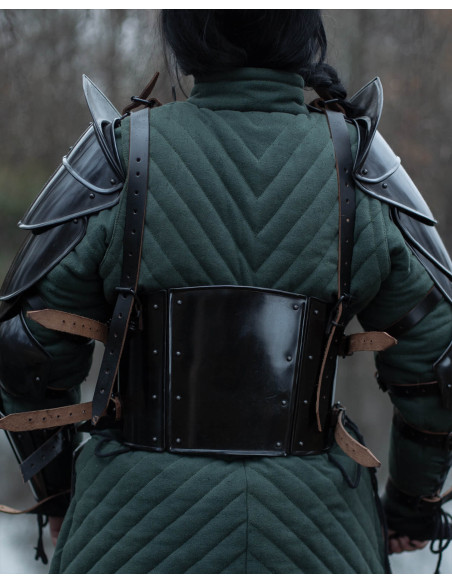 Middelalderbryst i sort Katharina-model