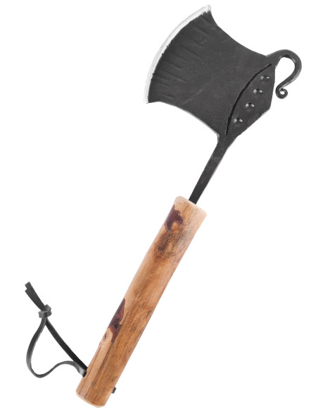 Geschmiedete Küchenaxt, Hacker mit...
