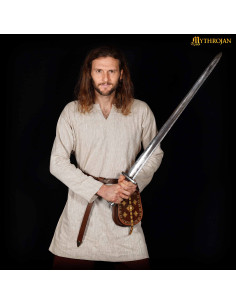Vikingtuniek voor heren, model Erling, natuurlijke kleur 2