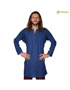 Wikinger-Tunika für Herren, Modell Erling, blau