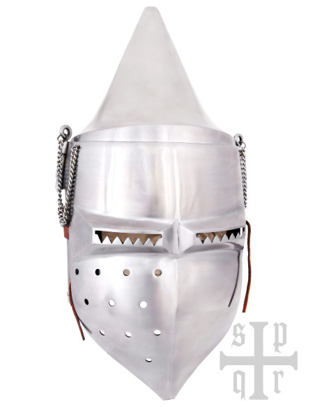 Bacinete medieval con visera S. XIV
