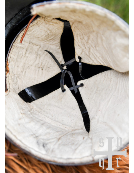 Bacinete medieval con visera S. XIV