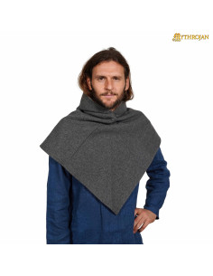 Gugel vikingo lana modelo Skjoldehamn, color gris 2