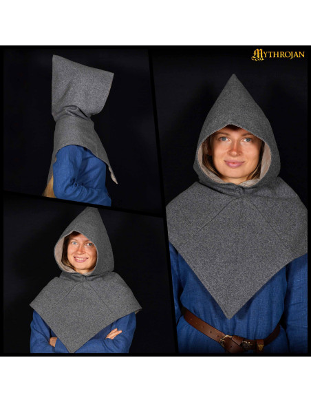 Gugel vikingo lana modelo...