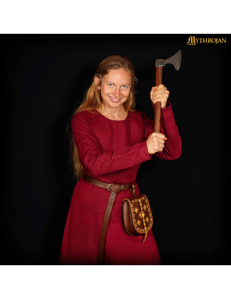 Vestido vikingo mujer lino modelo...