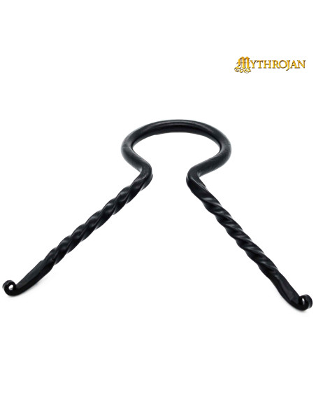Soporte vikingo hierro trenzado... Soporte vikingo hierro trenzado...