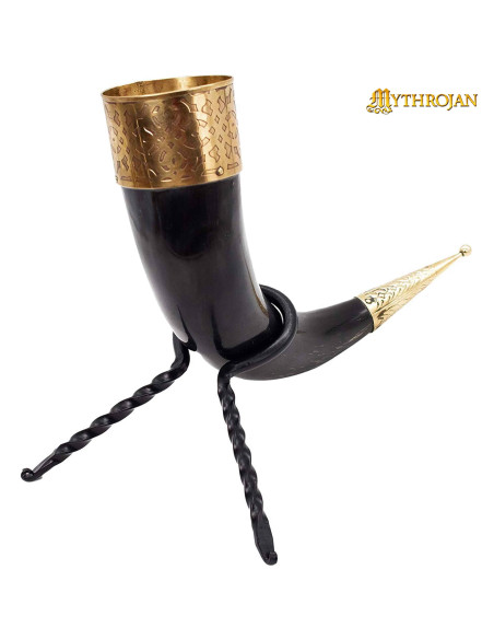 Soporte vikingo hierro trenzado... Soporte vikingo hierro trenzado...
