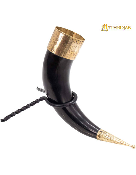 Soporte vikingo hierro trenzado... Soporte vikingo hierro trenzado...