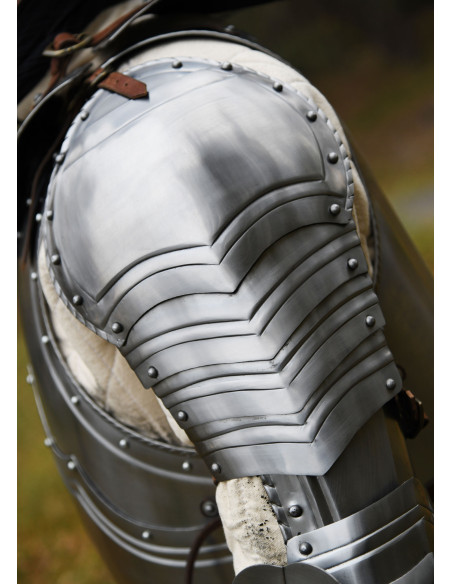 Paar gotische Schulterpolster, 1,2 mm...