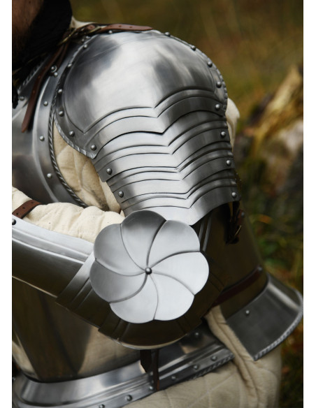 Paar gotische Schulterpolster, 1,2 mm...