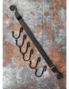 Mittelalterliche Garderobe mit abnehmbaren Haken 2