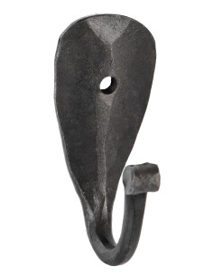 Gancho medieval de pared forjado a mano
