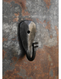 Gancho medieval de pared forjado a mano 2