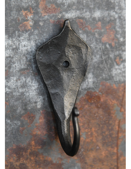 Gancho medieval de pared forjado a...