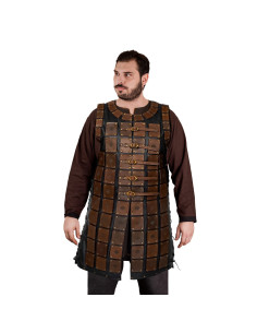 Leren pantser met schaalontwerp, model The North Warrior