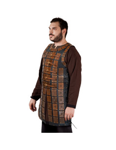 Leren pantser met schaalontwerp, model The North Warrior 2