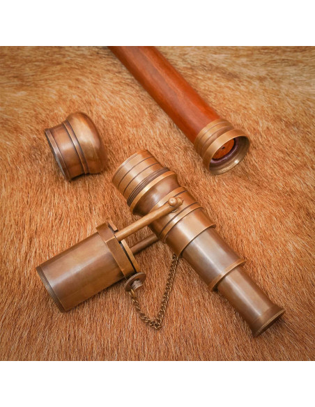 Steampunk model stok med kikkert...