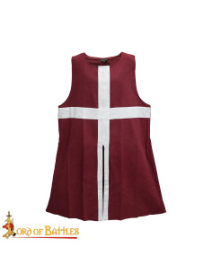 Tabardo medieval algodón modelo caballeros cruzados