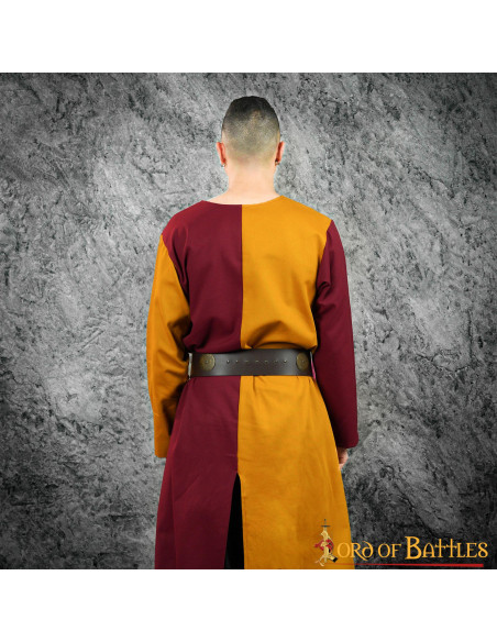 Tabardo medieval bicolor escudo...