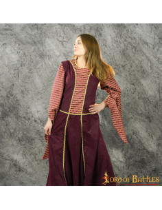 Vestido medieval largo modelo modelo Francy