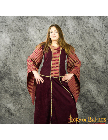 Langes mittelalterliches Kleid,...