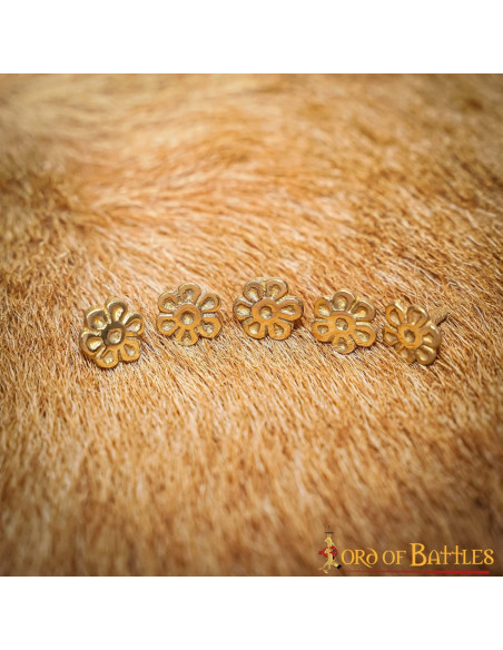 Packung mit 5 Messingabzeichen im...