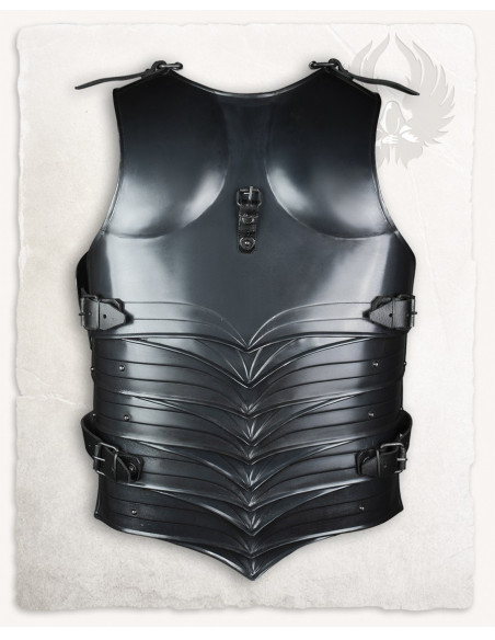 Middeleeuwse borstplaat in verouderd...