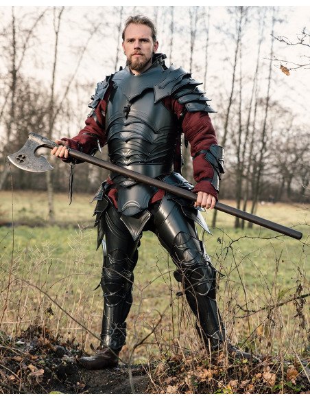 Peto medieval en acero envejecido...