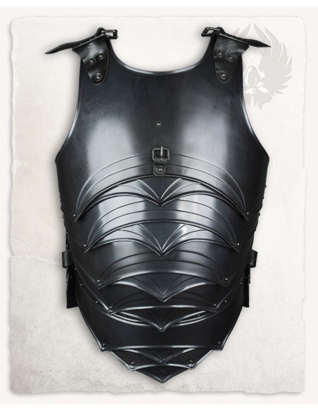 Peto medieval en acero envejecido...