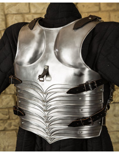 Peto medieval en acero pulido modelo Dragomir 2
