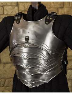 Peto medieval en acero pulido modelo Dragomir