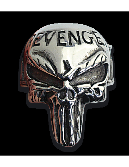 Anillo en acero Calavera Revenge