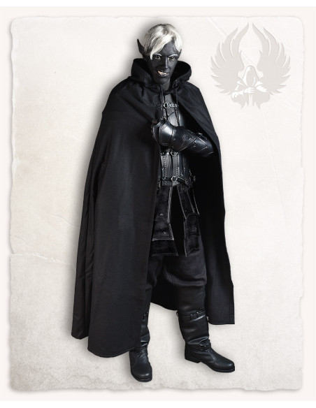 Capa medieval larga de algodón, Aaron Capa medieval larga de algodón, Aaron