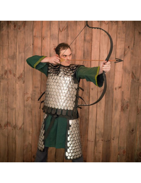 Coraza de escamas guerrero vikingo, LARP