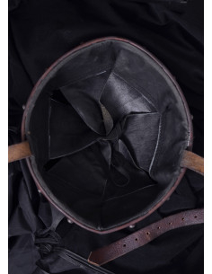 Archer gewelfde helm, 1,6 mm staal met lederen voering 2