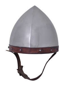 Archer hvælvet hjelm, 1,6 mm stål med læderfor
