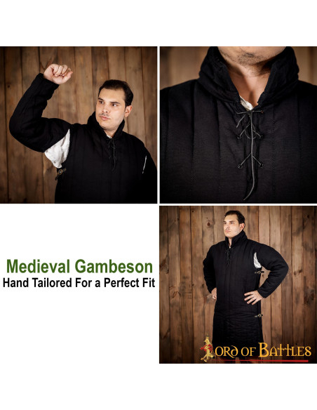 Polstret middelaldergambeson type 3...