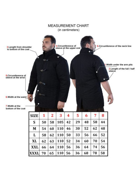 Gevoerde middeleeuwse wambuis type 1,...