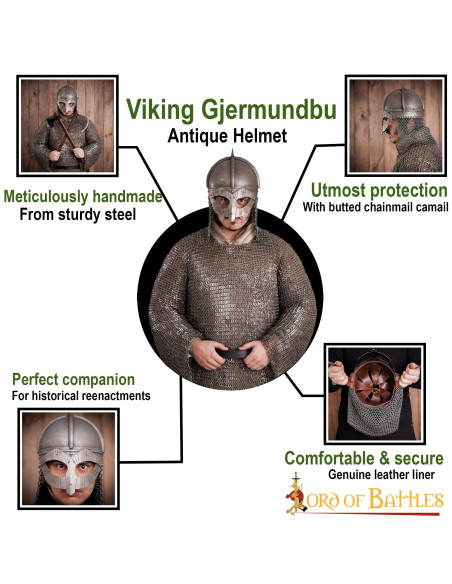 Wikingerhelm Modell Gjermundbu, mit... Wikingerhelm Modell Gjermundbu, mit...
