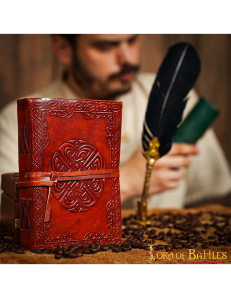 Diario medieval fantasía cruz celta