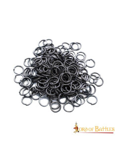 Beutel 1 kg. Kettenhemd mit losen Ringen aus unlegiertem... 2