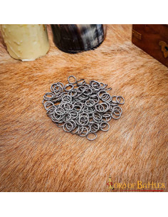 Beutel 1 kg. Kettenhemd mit losen Ringen aus unlegiertem...