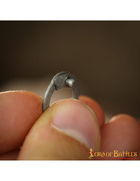 1 kg taske. ringbrynje ringe, 9 mm.