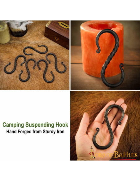 Middeleeuwse haak voor het ophangen...