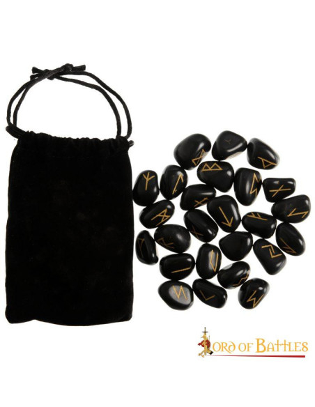 Juego de piedras rúnicas vikingas...