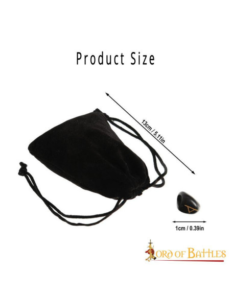 Handgefertigtes Wikinger-Runenstein-Set Handgefertigtes Wikinger-Runenstein-Set