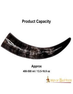 Viking drinkhoorn zeepaardje, 400-500 ml. 2