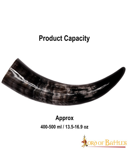 Viking drinkhoorn zeepaardje, 400-500...